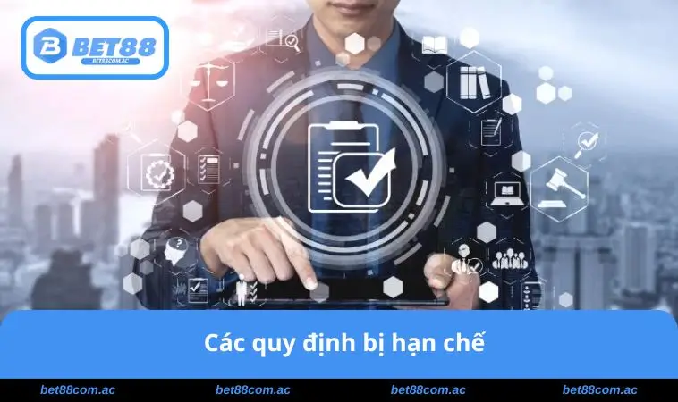 Điều Khoản Sử Dụng BET88 3 Các quy định bị hạn chế