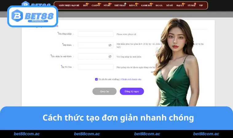 Cách thức tạo đơn giản nhanh chóng