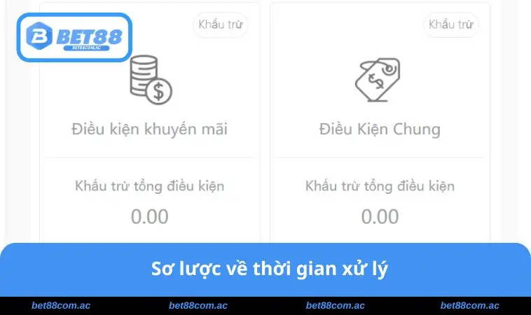 Rút Tiền BET88 2 Sơ lược về thời gian xử lý